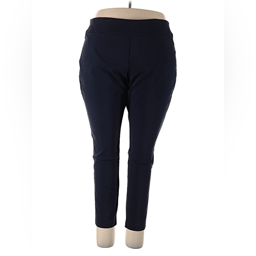 Everyday Black Stretch Leggings with Smooth Waistband 16W